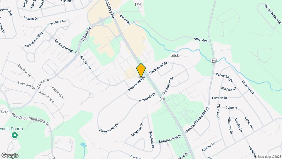 925 Brookhaven Dr Map and Location Details