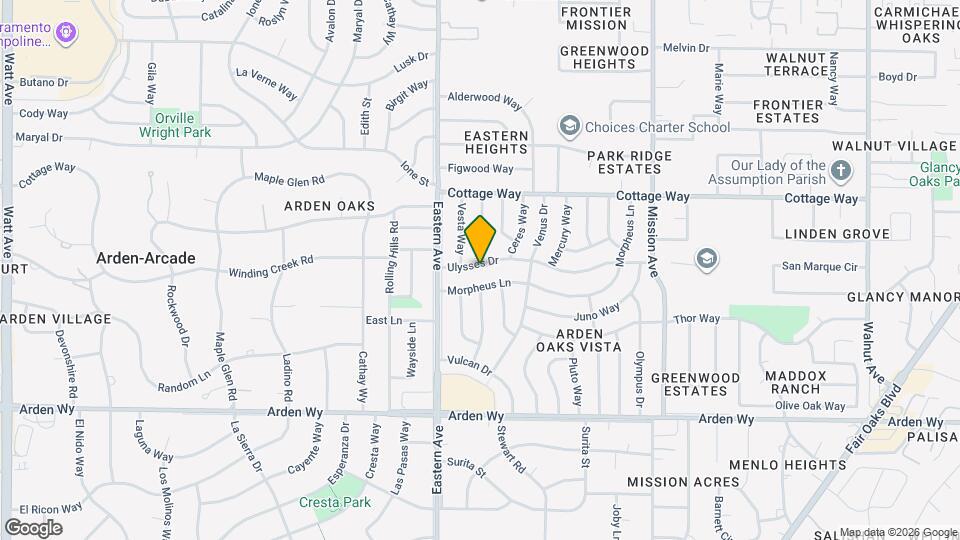 4328 Ulysses Dr Map and Location Details