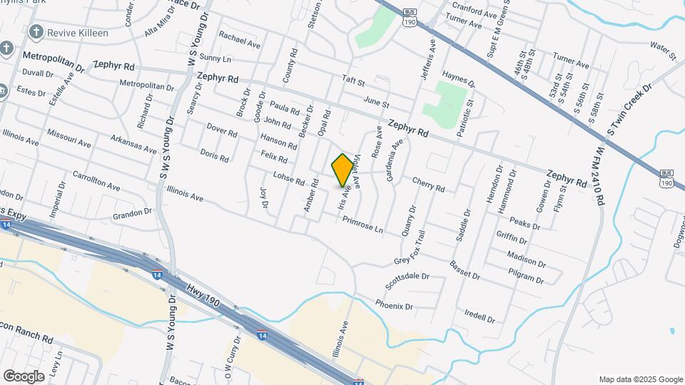 1509 Iris Ave Map and Location Details