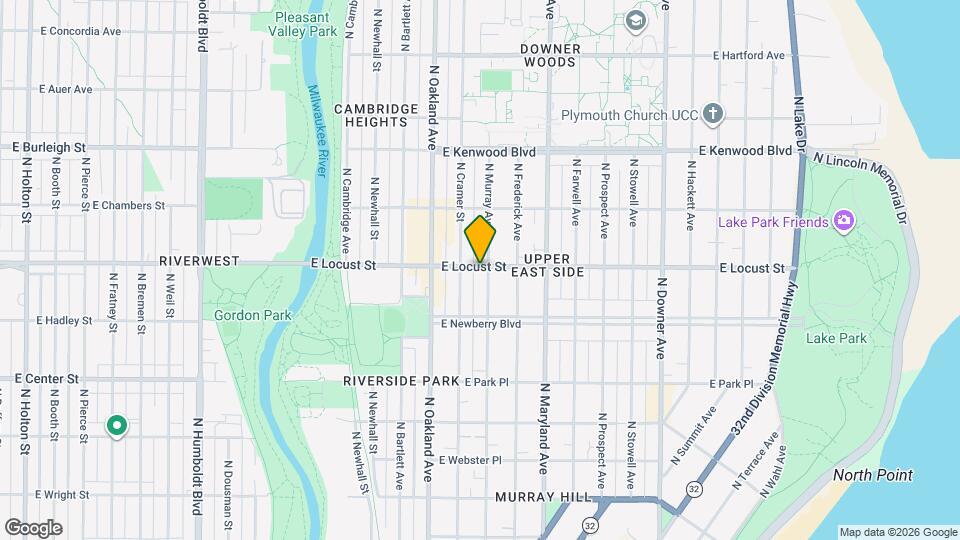 1927 E Locust St Map and Location Details