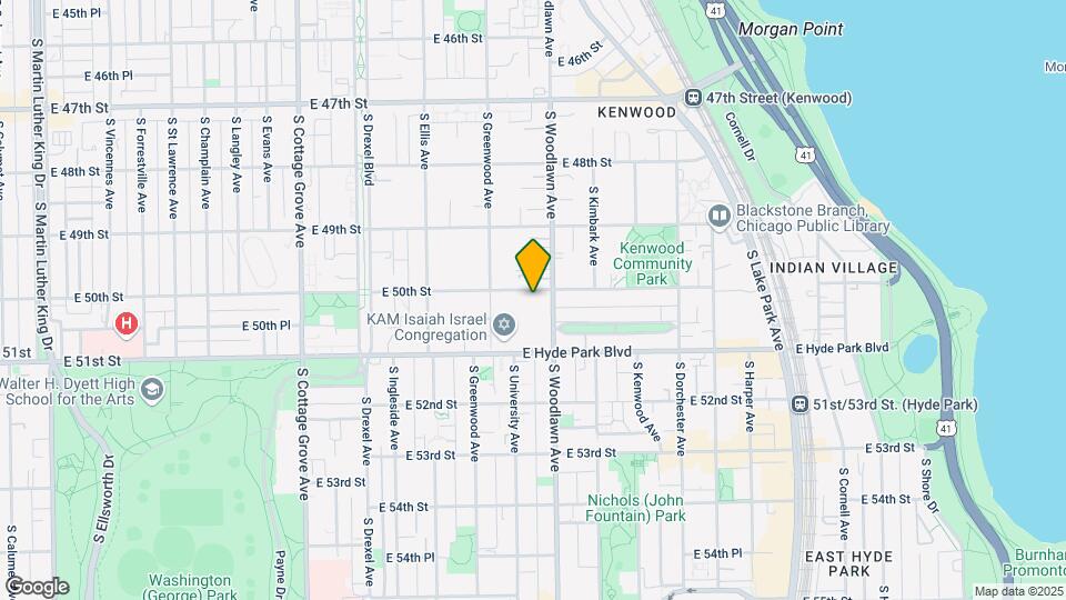 1143 E 50th St Map and Location Details
