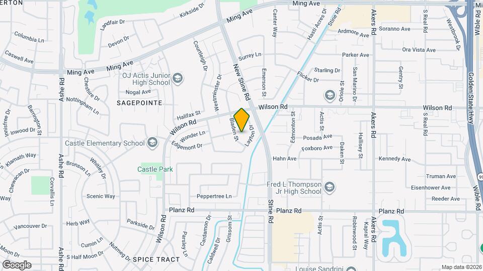 5204 Curson Ave Map and Location Details