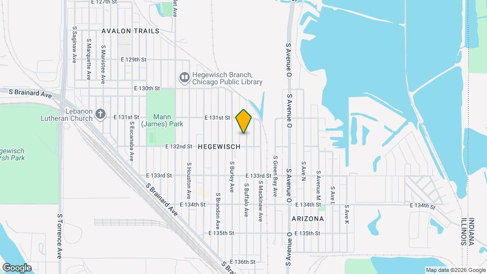 13140 S Buffalo Ave Map and Location Details