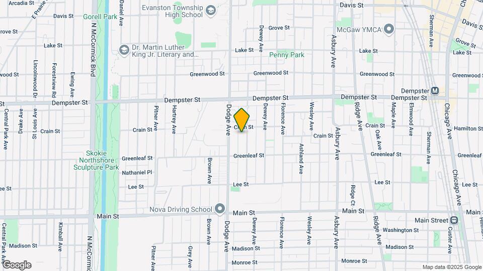 1132 Darrow Ave Map and Location Details