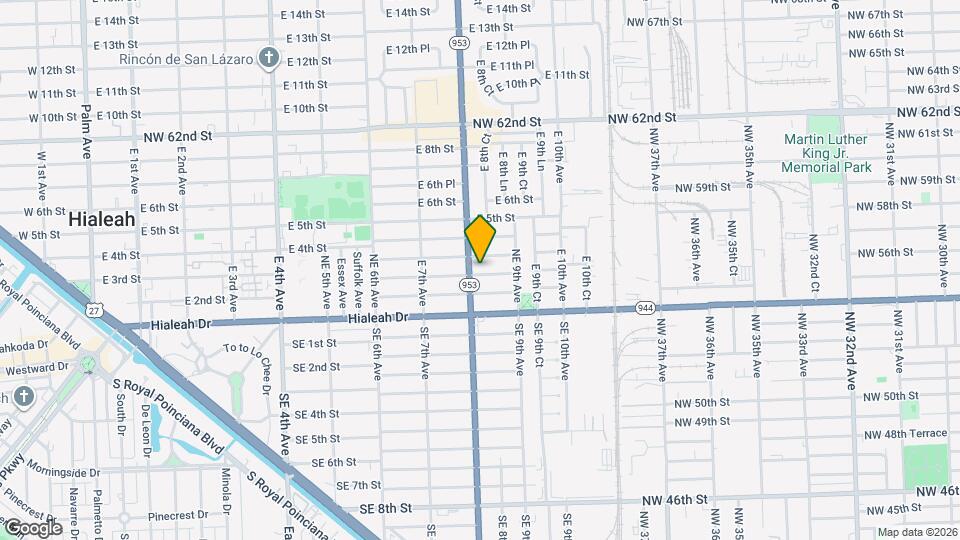 811 NE 2nd Pl Map and Location Details