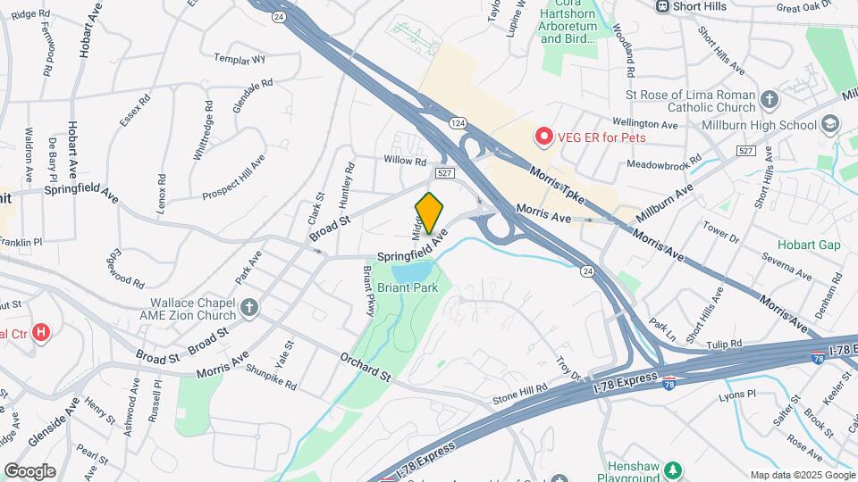 57 Springfield Ave Map and Location Details