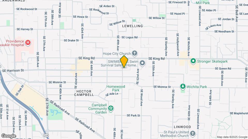 10586 SE Home Ave Map and Location Details