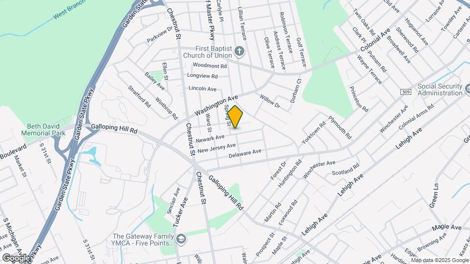 298 Newark Ave Mapa y Detalles de la Ubicación