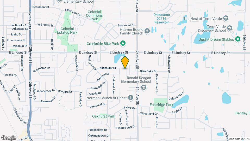 1318 Glen Oaks Ct Mapa y Detalles de la Ubicación