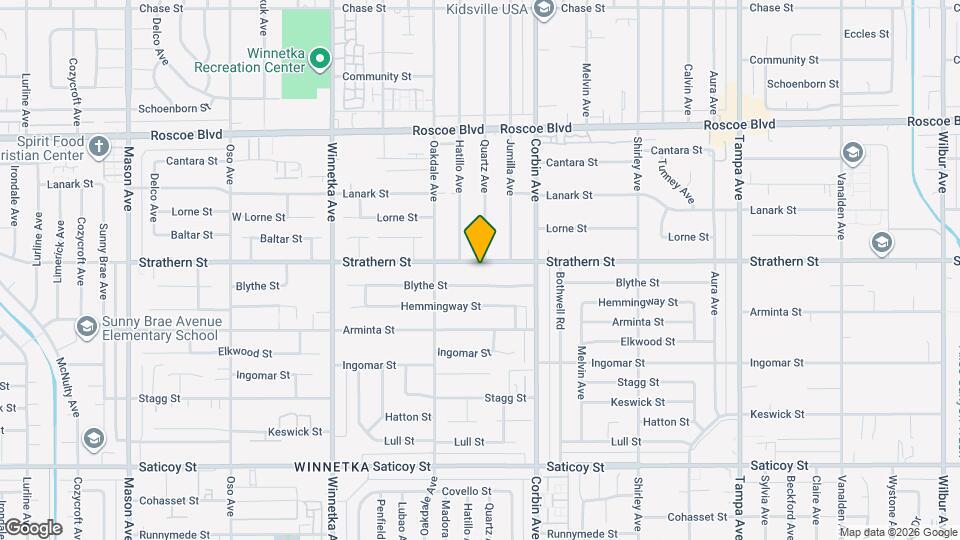 19806 Strathern St Map and Location Details