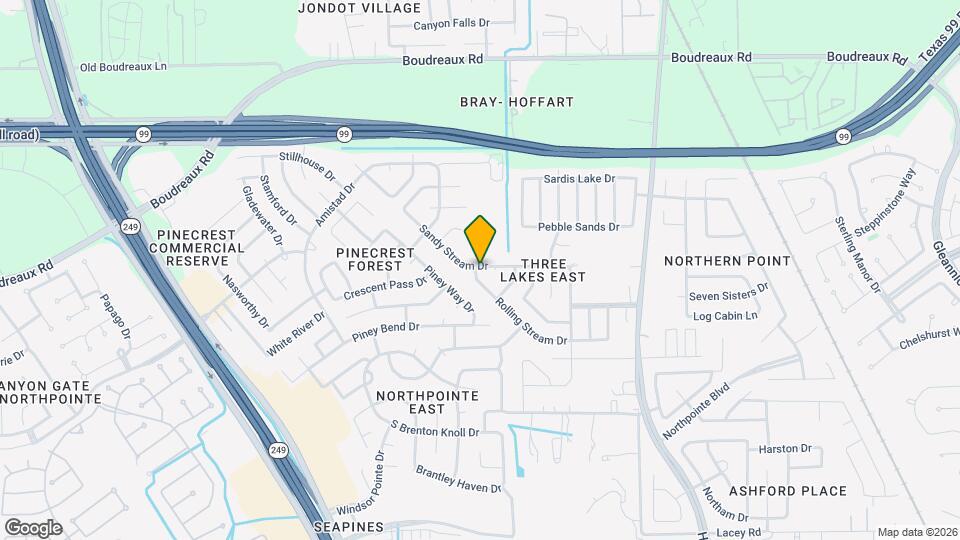 11950 Rolling Stream Dr Map and Location Details