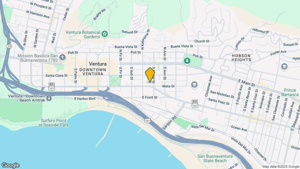 967 E Thompson Blvd Mapa y Detalles de la Ubicación
