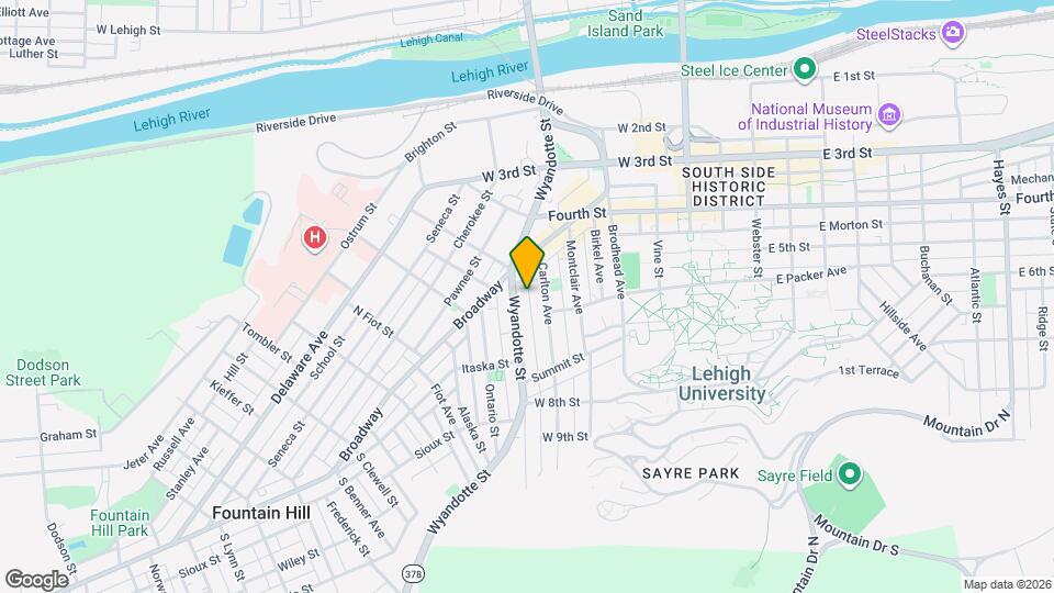 521 Hess St Map and Location Details