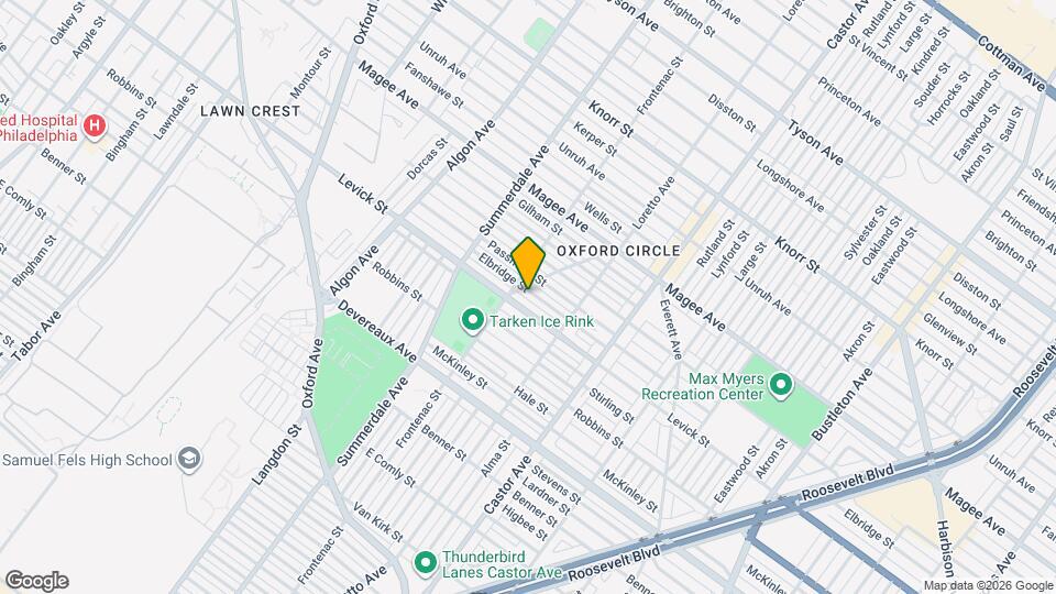 1208 Elbridge St Map and Location Details