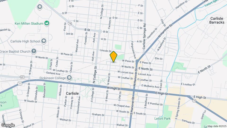 161 W North St-Unit -Apartment 3 Map and Location Details