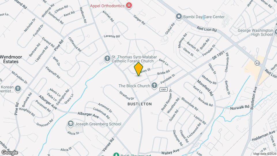 9724 Bridle Rd Mapa y Detalles de la Ubicación