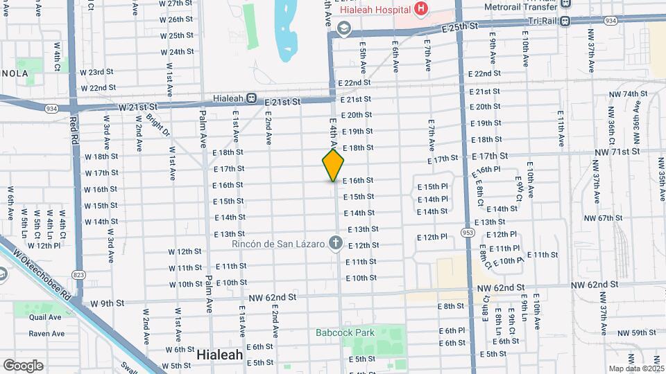 Hialeah Park Apartments Map and Location Details
