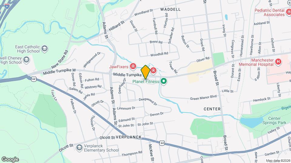 454 Middle Tpke E Map and Location Details