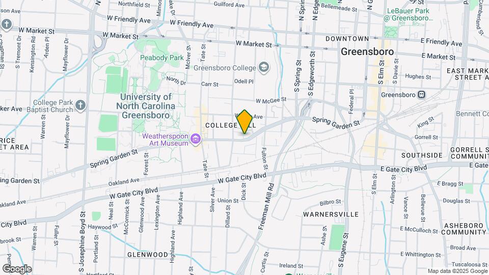 808 Spring Garden St Map and Location Details