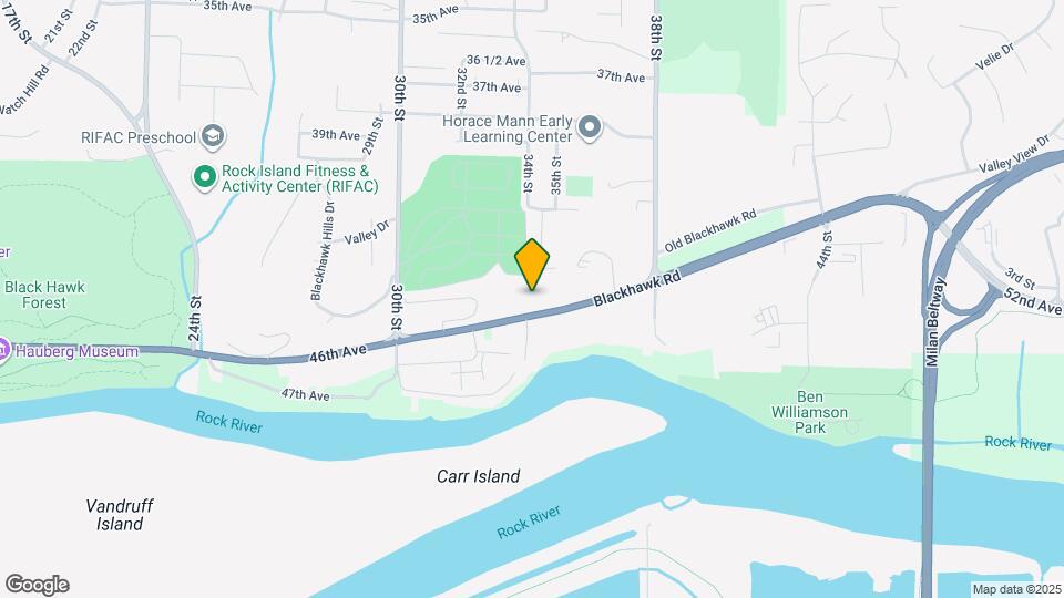 3401 Blackhawk Rd Map and Location Details