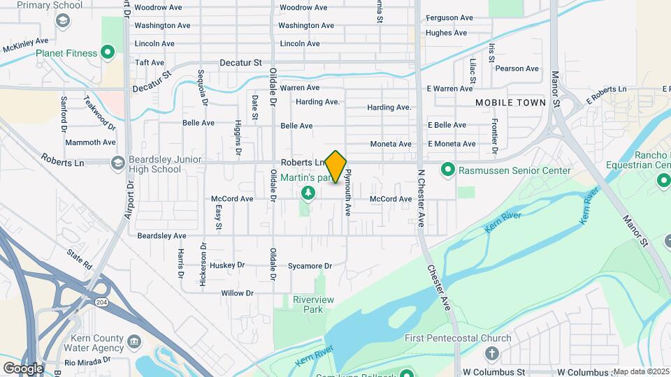 314 McCord Ave Mapa y Detalles de la Ubicación
