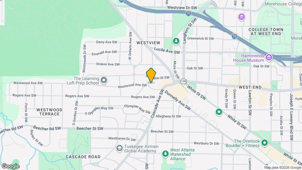 1515 Westwood Ave SW Map and Location Details