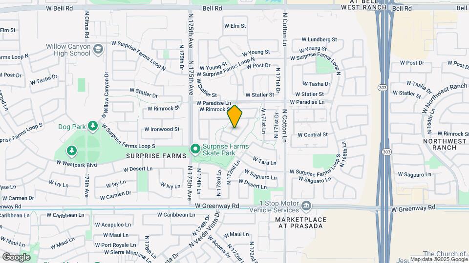 15945 N 173rd Ave Map and Location Details