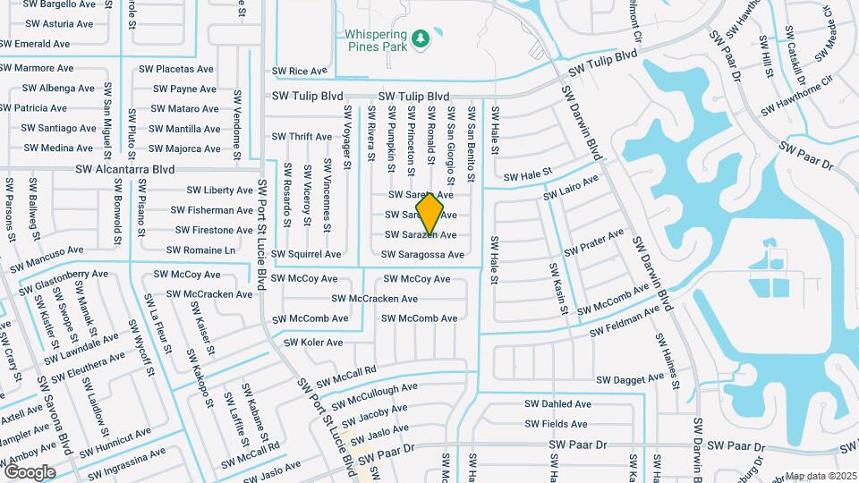 672 SW Sarazen Ave Map and Location Details