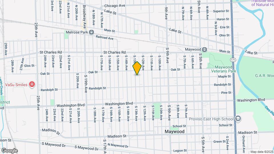 217 S 13th Ave, Unit 2nd Floor Map and Location Details