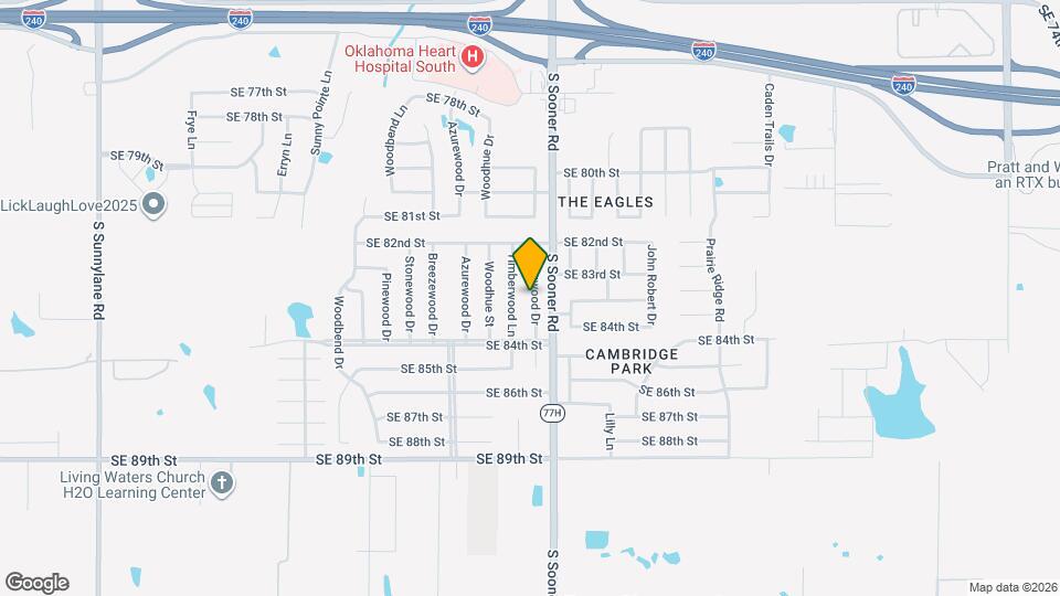8405 Bigwood Dr Map and Location Details
