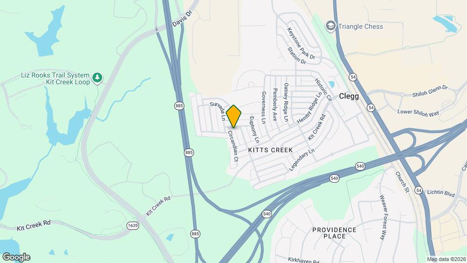 1009 Circandian Ct Map and Location Details