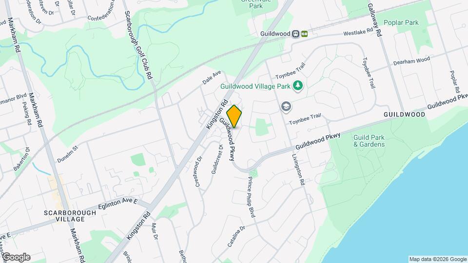 20 Guildwood Pkwy, Unit 501 Map and Location Details
