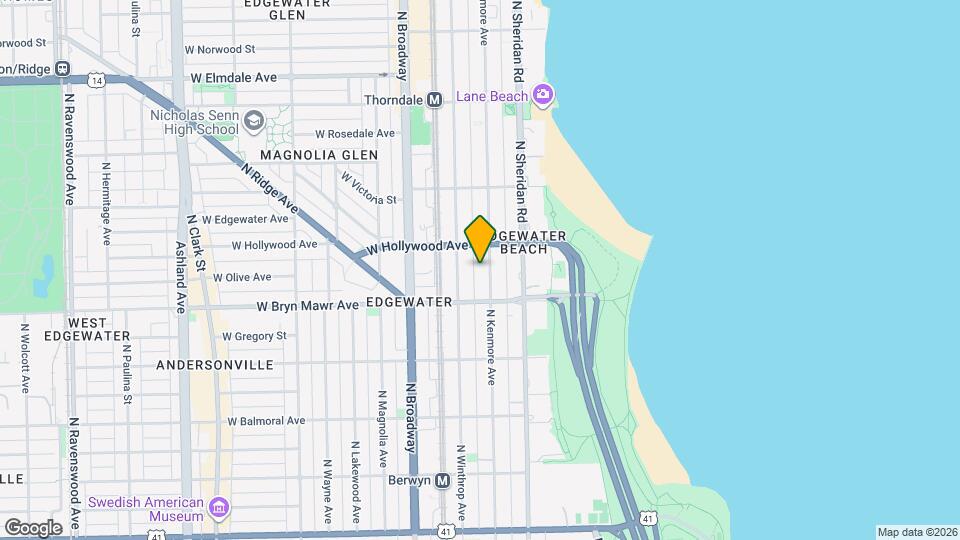 5630 N Kenmore Ave Map and Location Details