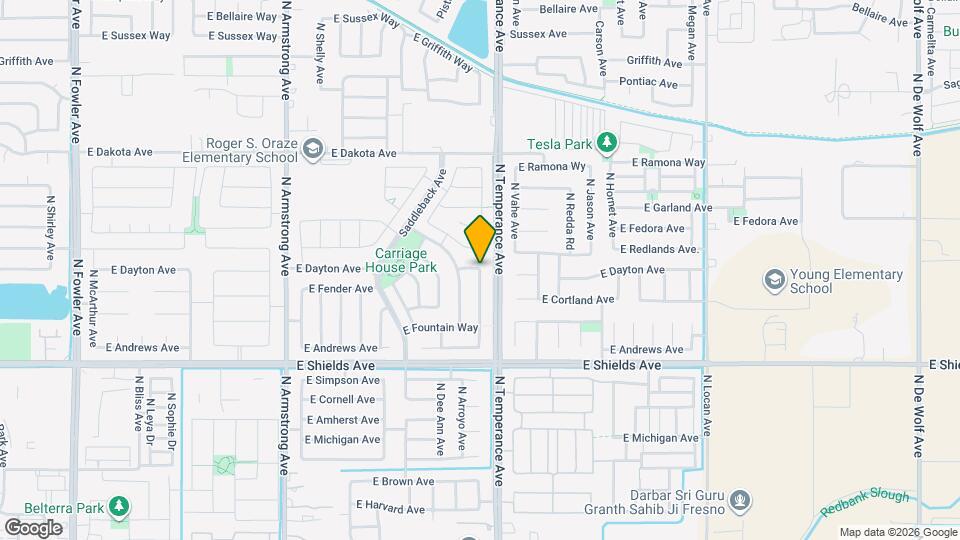 3462 N Clover Ave Map and Location Details