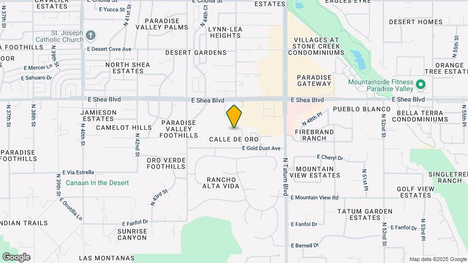 4551 E Cochise Rd Map and Location Details
