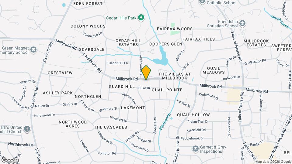 600 E Millbrook Rd Map and Location Details