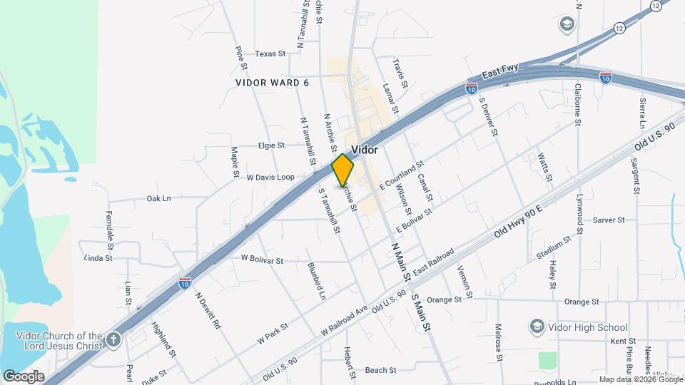 635 S Archie St Mapa y Detalles de la Ubicación