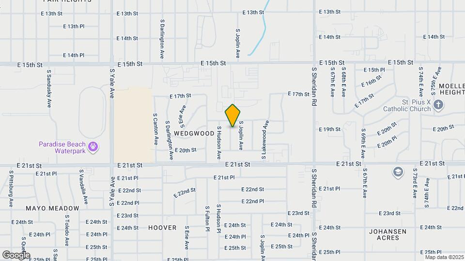 1819 S Irvington Ave Map and Location Details