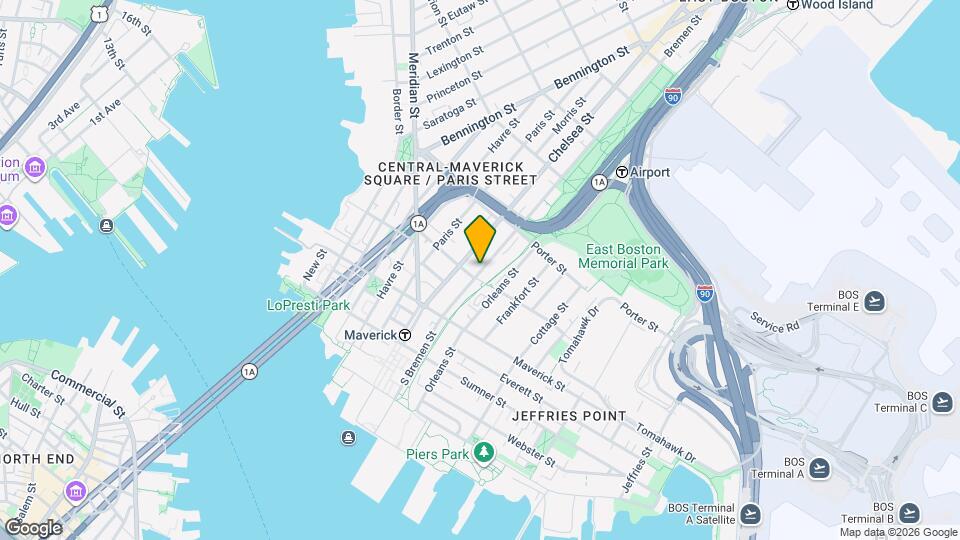 106 Bremen St, Unit 1 Map and Location Details