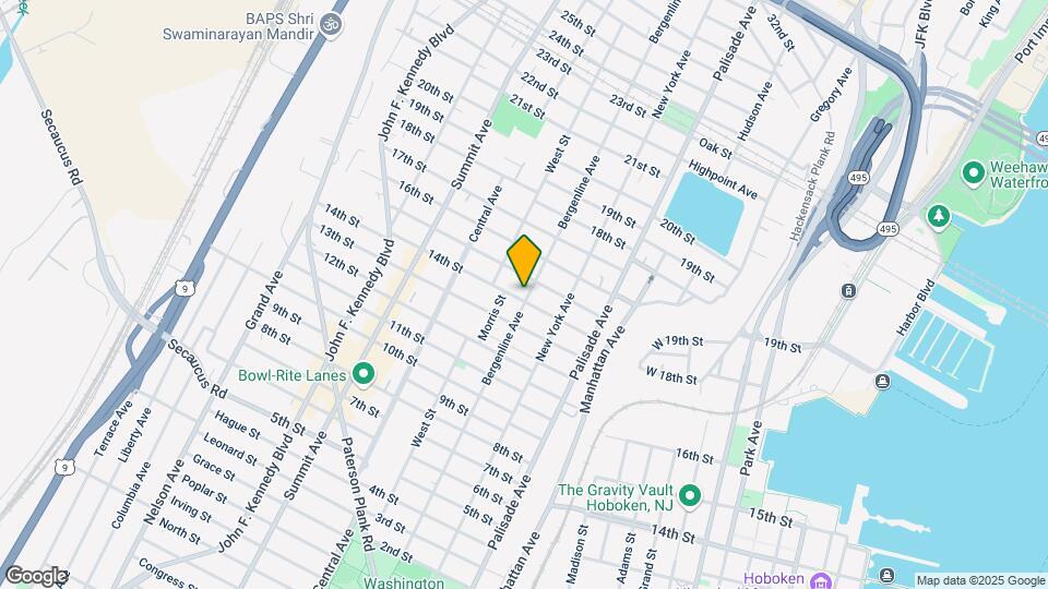 1405 Bergenline Ave Map and Location Details