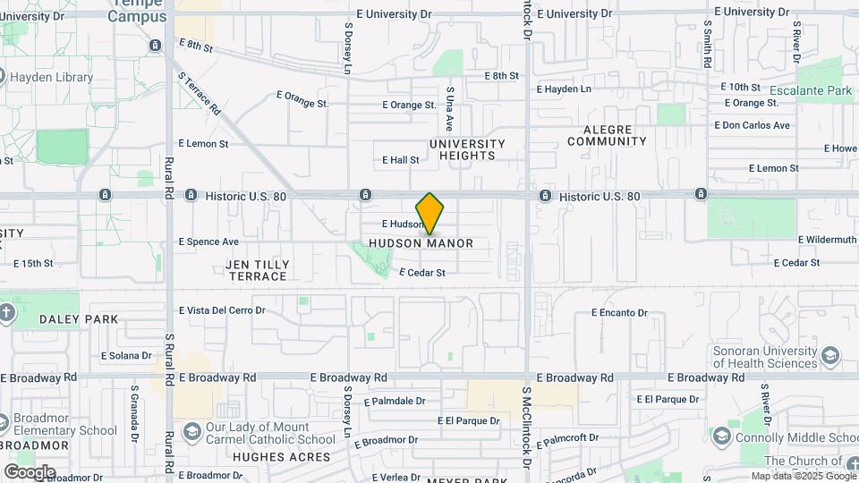 1508 E Williams St, Unit Studio Mapa y Detalles de la Ubicación