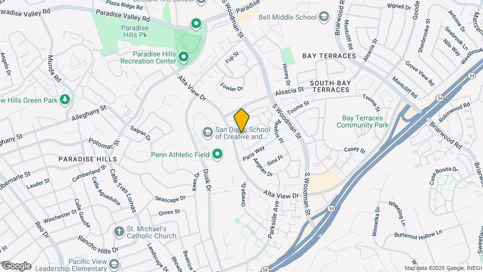 2424 Adirondack Row Map and Location Details