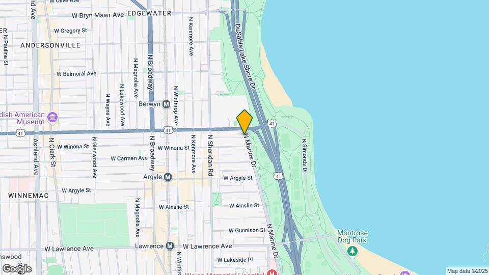 5100 N Marine Dr, Unit 10E Mapa y Detalles de la Ubicación