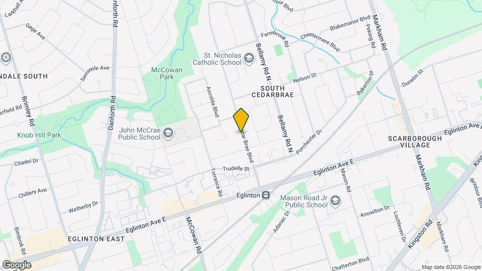 28A Cedar Brae Blvd Map and Location Details