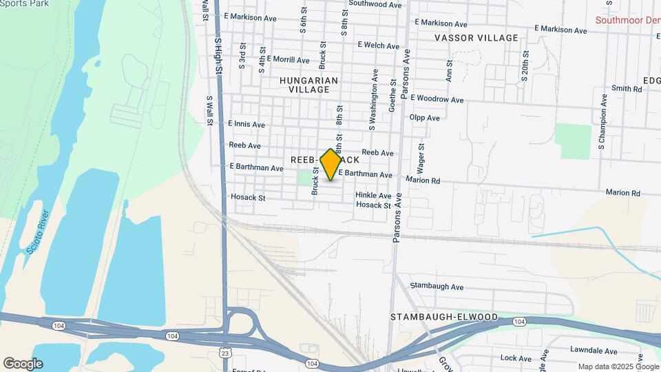 244 Hinkle Ave Map and Location Details