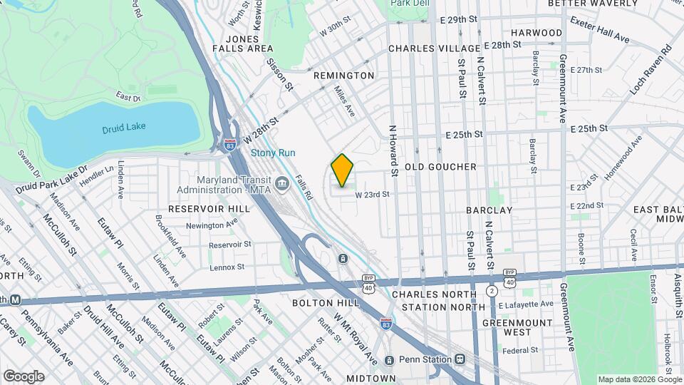 430 W 23rd St Map and Location Details