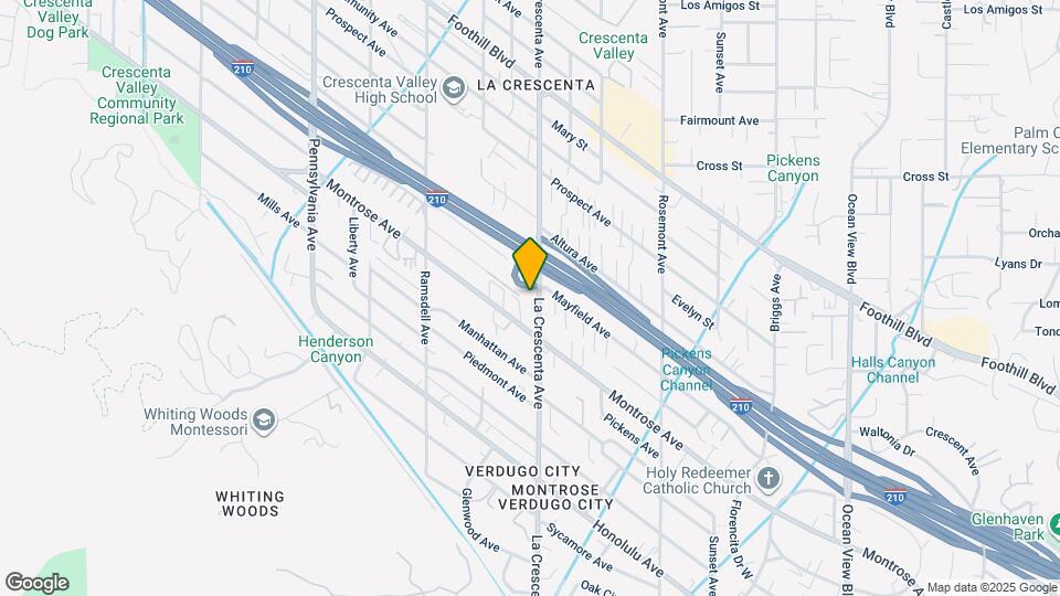 4133 La Crescenta Ave Map and Location Details