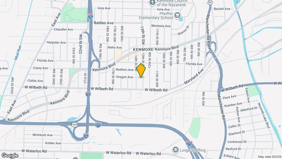 2322 13th St SW Map and Location Details