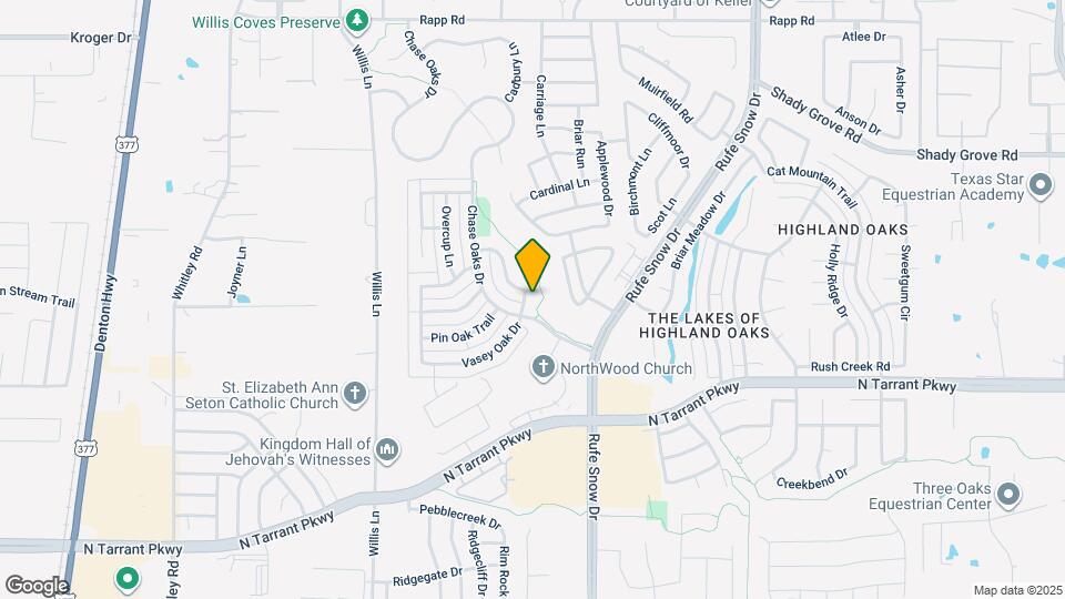 608 Vasey Oak Dr Map and Location Details