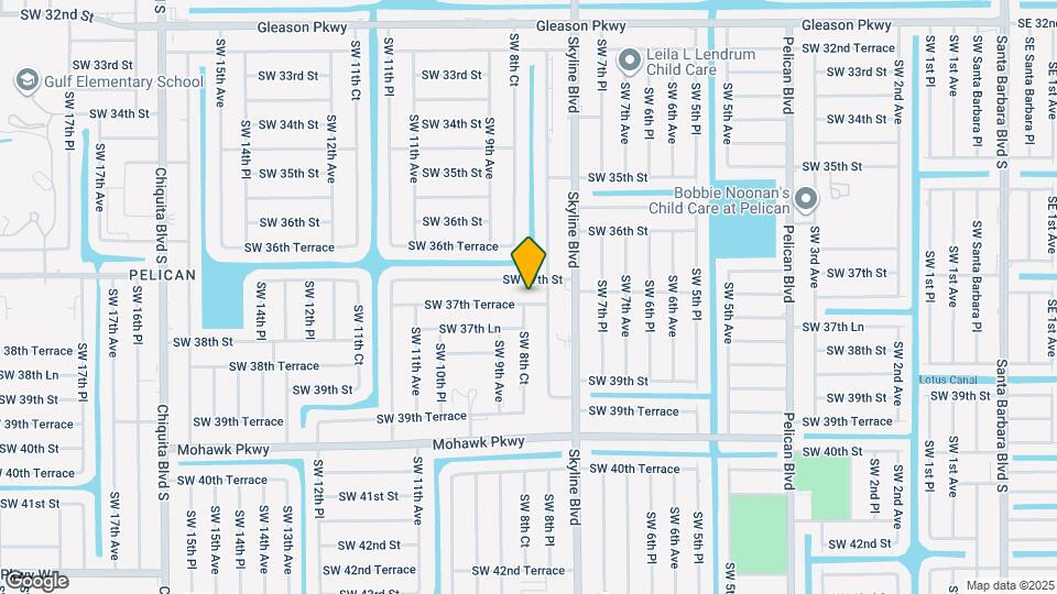 825 SW 37th Terrace Map and Location Details